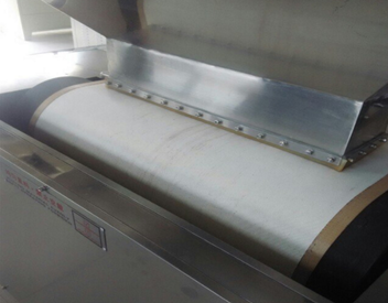 Conveyor belt microwave dryer